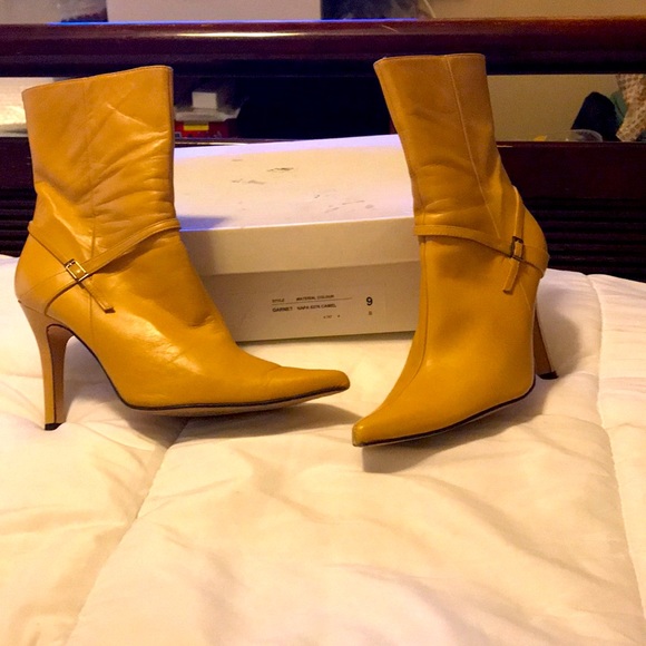 Coup Detat Ankle Boots size #9, color, camel. - Picture 7 of 8